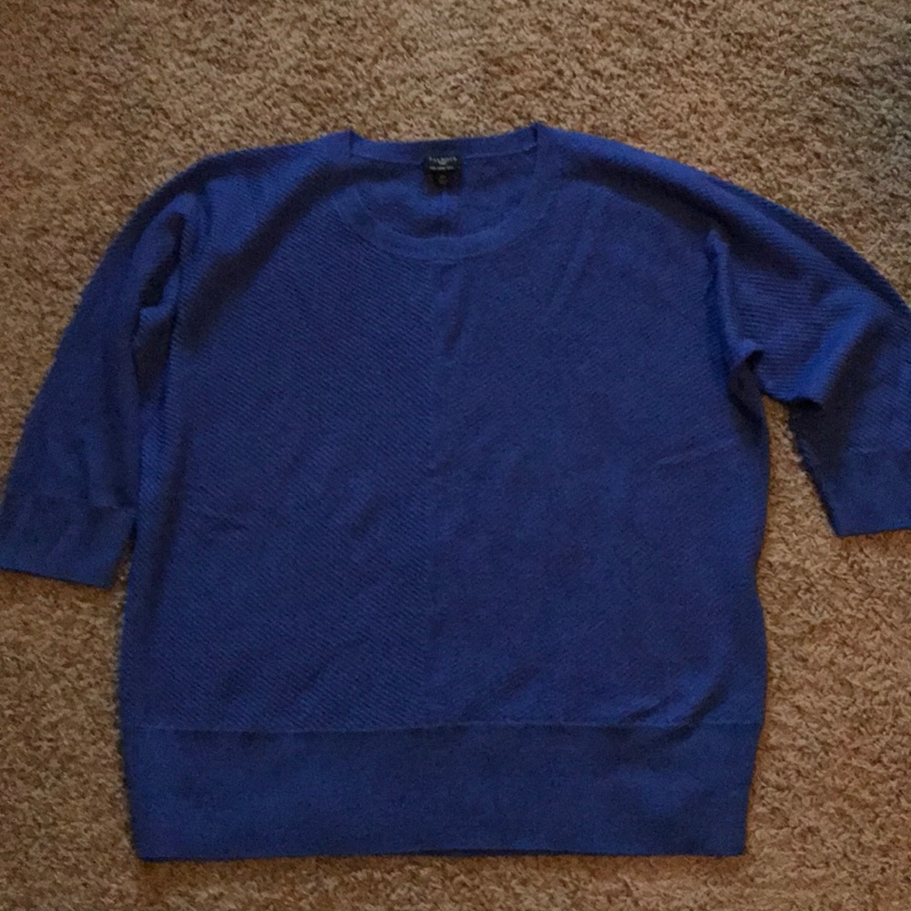 Talbots lightweight 3/4 sleeve sweater